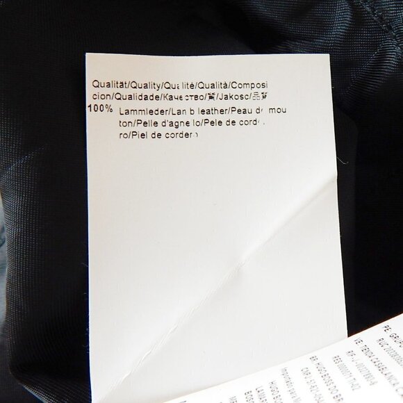 Hugo Boss 100% Leather Lambskin Black Empire Waist Buckles Pockets Dress XS - Picture 6 of 8